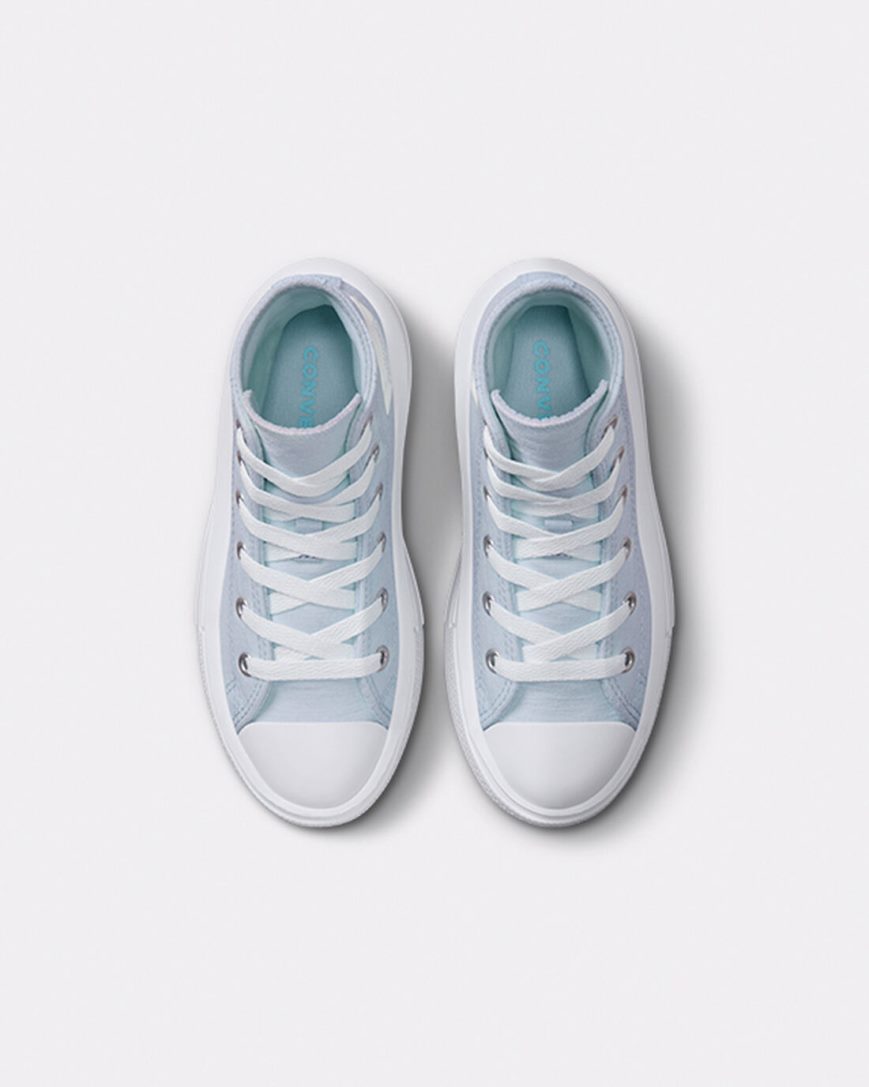 Pantofi Platforma Fete Converse Chuck Taylor All Star Move Cloud Patch Inalti Albastri | RO TFA0S296